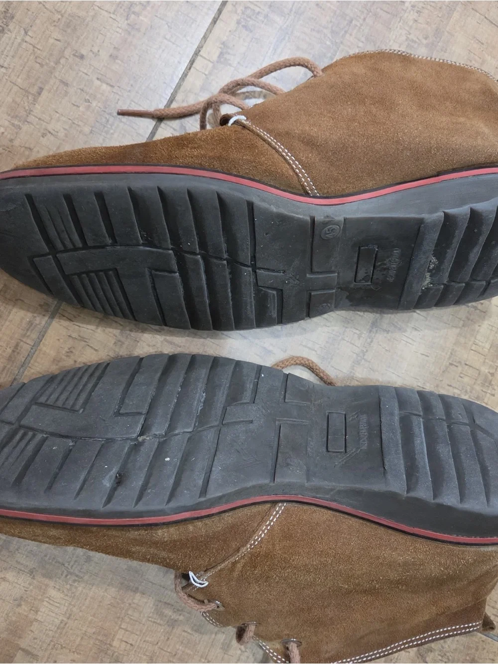 Men's Brown Suede Lace-Up Casual Shoes